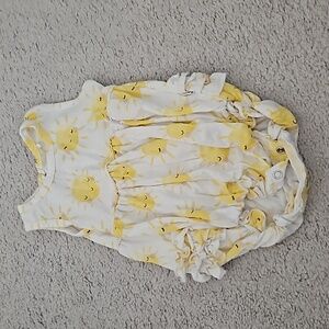 Little Sleepies Sunshine Bubble Romper Size 3-6M